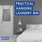 Hanging Laundry Hamper Bag Over The Door W  Hooks  For Bathroom  Closet  Sage