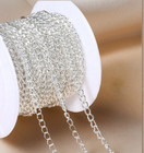 5m Stainless Steel Twisted Chain 4mm Thick Diy Jewelry Making Necklace Bracelet 