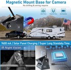 Solar Powered Magnetic Wireless Reversing Backup Camera For Car Truck Trailer Rv
