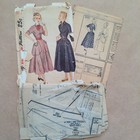 1940s Sewing Patterns 40s Lot Of 5 Vintage Mailorder Simplicity Rare Small 