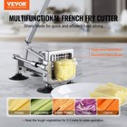 Vevor French Fry Cutter Stainless Steel Potato Vegetable Slicer Chopper 2 Blades