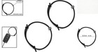 Bracelet Car Window Breaker Wrist Strap Escape Tool    With Tungsten Bead Wrist   