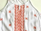 Xlnt Sz 14 Ella Moss Girls Embroidered Sun Dress White   Orange R 74 Nordstrom
