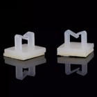 100 Pcs Cable Clips Mount Nc Self Adhesive Wire Conduit Sticky Pads Clamp Holder