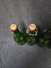 4 Vintage Grolsch Beer Green Glass   Bottle Porcelain Flip Swing Top 