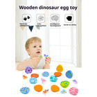Wooden Educational Children s Toys Dinosaur Matching Set Children Cognitive Toys
