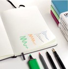 Leuchtturm1917 Medium Size Hardcover A5 Notebook Dotted Pages Black- 4 Journals