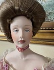 Vtg Franklin Mint Porcelain Gibson Girl  Doll    laura  The Debutante    22 In  1986