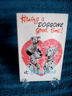 Vintage Postcard Mis-print Error Disneyland Squeaker Disney Misspelled Dalmatian