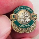 Vtg Yavapai County Arizona 5 Year Employee Service Award Lapel Pin
