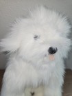 Vintage Ty 1989 White Shaggy Dog Plushy Named Max 16    Usa