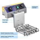 Wechef 11 7l Electric Deep Fryer Drain Timer Stainless Steel Commercial 1500w
