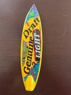 Vintage Miller Genuine Draft Light Surfboard Tap Handle     Yellow     1980s Retro