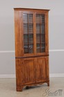 Lf73373  American Early 17th C  Tiger Maple Corner China Cabinet