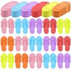 Pairs Disposable Pedicure Slippers Foam Disposable Spa Flip 240 Multi Color