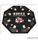  new  Poker Table Topper Set W  Case  300 Chips  2 Decks Of Cards   Buttons 