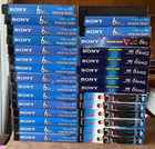 Mixed Lot Of 30 Sony Vhs T-120 Tapes - Sold As Blanks - Vg-euc - 1 No Sleeve