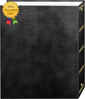 Magnetic Self-stick 3-ring Photo Album 100 Pages  50 Sheets  Black