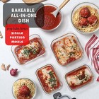 Glass Food Storage Containers  Airtight Glass Meal Prep Containers