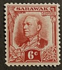 Travelstamps  1932 Sarawak Stamps Sg 96 - 6c Charles J  Brooke - Mint Mogh