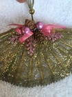 Victorian Style Ornate Fan Christmas Tree Ornament