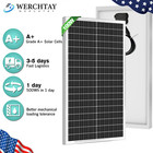 100w Watt 12v Monocrystalline Solar Panel Rv Camping Home Off Grid Caravan Boat