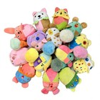 20 Pack Puppy Squeaky Dog Toys Set Plush Puppies cute Chew Pets Dog Toy With    