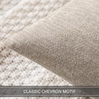 Pack Of 2 Beige Decorative Pillow Covers 18x18 Inch Soft Chenille Couch Throw Pi