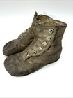 Antique Victorian Child   s Button-up Leather Boots     Late 1800s     Early 1900s