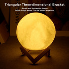 Led Moon Lamp Night Light With Stand Battery Powered Bedroom Decor Gift