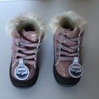 Oshkosh B gosh Ramira Toddler Girls Fashion Boots Faux Fur Size 5 Pink Black Nib