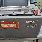 Royal Futura 800 Portable Manual Typewriter With Case Pink Gray Vintage