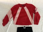 Sports Suit Girls Size 8 Original Ea7 Emporio Armani Red Black