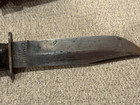 Vintage Ww2 Camillus Ny Us Military Fixed Knife With U s n  Mark 1 Scabbard