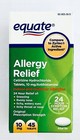 Equate Allergy Relief 180 Tabs 10mg Cetirizine Hydrochloride  4x45ct  Exp 9 26