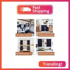 Xtmyi Half Curtains For Windows Blackout 2 Panels Set Short Waterproof Light Blo