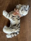 Steiff Antique Standing Gray Mohair Tabby Kitty Cat No Id So Cute  Look 7    Long