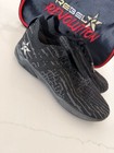 Rebel Black Low Top Cheer Shoe sneaker Sz Youth 2