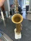 Buescher Tenor Saxophone Brass Body Gold Finish With Case - Used