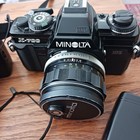 Minolta  Lot 3 Camera 5 Lens With Extras Very Clean As Is Please Read