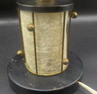 Vintage 1950s Mid-century Modern Fiberglass  Cylinder Shade Lamp