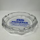 Vintage Glass Paulaner M  nchen Beer 3-slot Ashtrayvintage Glass Paulaner M  nchen
