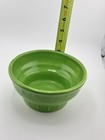 Vintage Haeger Usa 6  Round Planter Succulent Flower Bowl Vase Lime Green