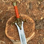 Conan Barbarian Father s Sword Replica  1095 Steel Fantasy Sword With Leather Sh