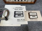        Sae Mark 1b Stereo Preamplifier W  Walnut Wood Case Super Clean -video        