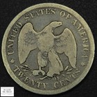 1875 Philadelphia Silver Twenty Cent Piece 20c  scarce Key Date  