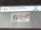 15 Cents 4th Issue Fractional Currency Fr 1267 Pcgs Vf25 No Comments Super Nice