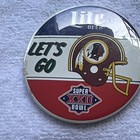 Lite Beer  let   s Go  Super Bowl Xxii Washington Redskins Helmet Pin