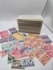 Large Vintage Us Unused Stamp Collection Bulk Glassines Envelopes   Lot  p072