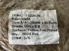Lot Of 2000  Yellow Zinc Plated Slotted Screws 1 4   